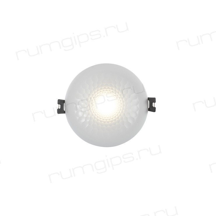 DK3400-WH Встраиваемый светильник, IP 20, 4Вт, LED, белый, пластик