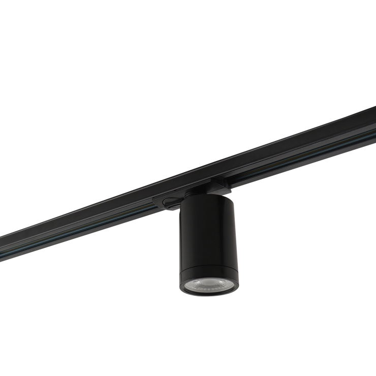 DK6501-BK Трековый светильник IP 20, 10 Вт, GU10, LED, черный, пластик
