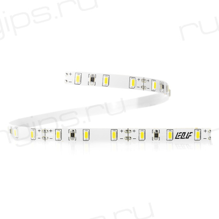 Лента светодиодная ELF 480SMD диодов (3014), 12В, 5м, узкая 5мм, белая
