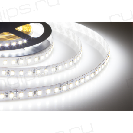 Лента светодиодная ELF 600SMD диодов (2835), 24В, 5м, ГИПЕР, белая