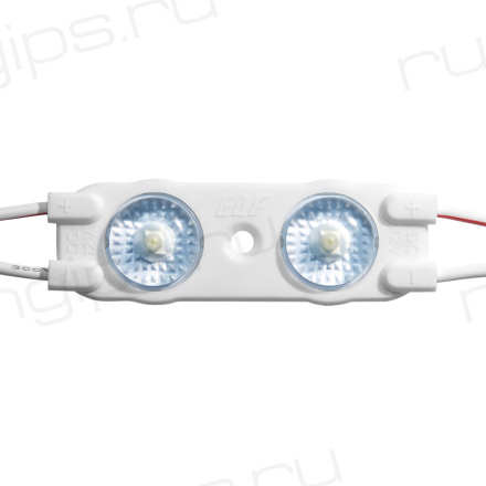 Модуль светодиодный ELF VIVO-2019, 2SMD диод 2835, с линзой, 12В, IP67, белый