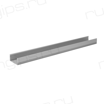 Профиль алюминиевый накладной ELF для LED, 2000х12х25мм