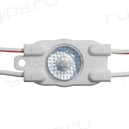 Модуль светодиодный ELF VIVO-2019, 1SMD диод 2835, с линзой, 12В, IP67, холодный белый