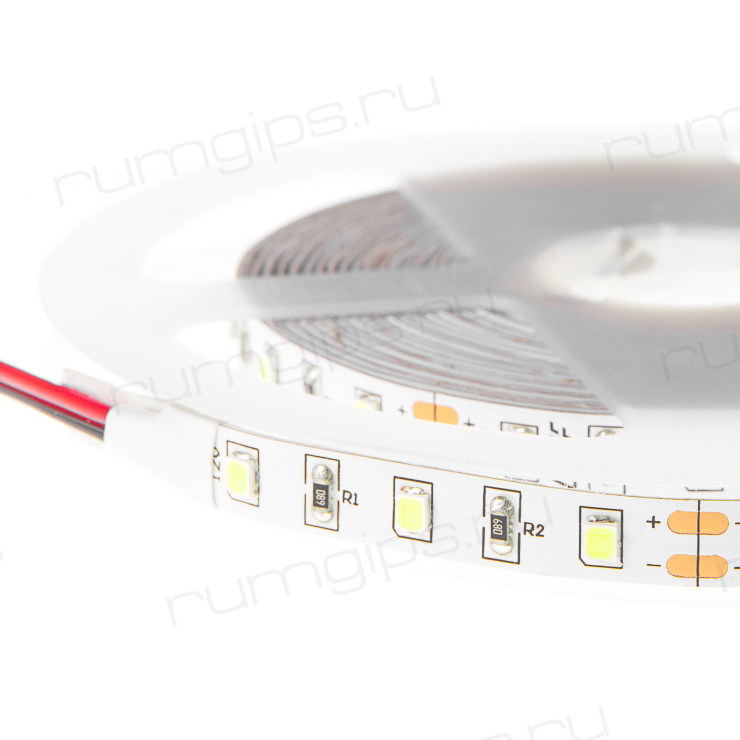 Лента светодиодная ELF 300SMD диодов (2835), 12В, 5м, белый дневной 5000-5500К
