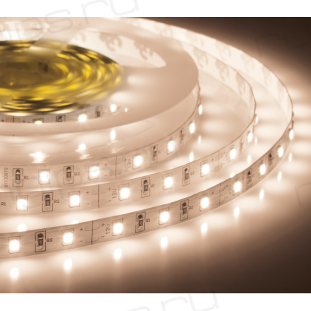 Лента светодиодная 300SMD диодов (2835) тип В, 12В, 5м, белый нейтральный