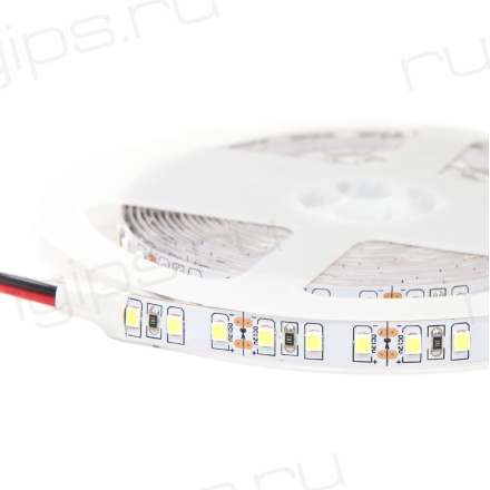 Лента светодиодная 600SMD диодов (2835) тип В, 12В, 5м, белый нейтральный