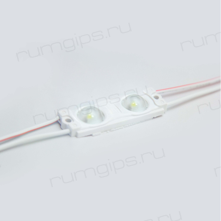 Модуль светодиодный ELF 2SMD диод 2835, с линзой, 160гр.,12В, IP 65, STD, белый