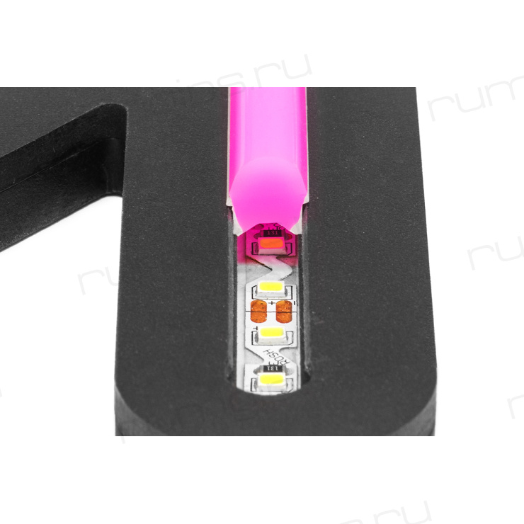 NEON2 ELF, 12мм, 10м, розовый