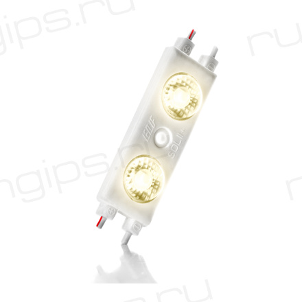Модуль светодиодный ELF SOL+, 2SMD диод 2835, теплый белый