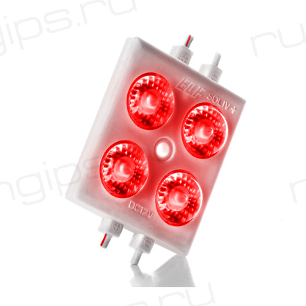 Модуль светодиодный ELF SOL+, 4SMD диод 2835, красный