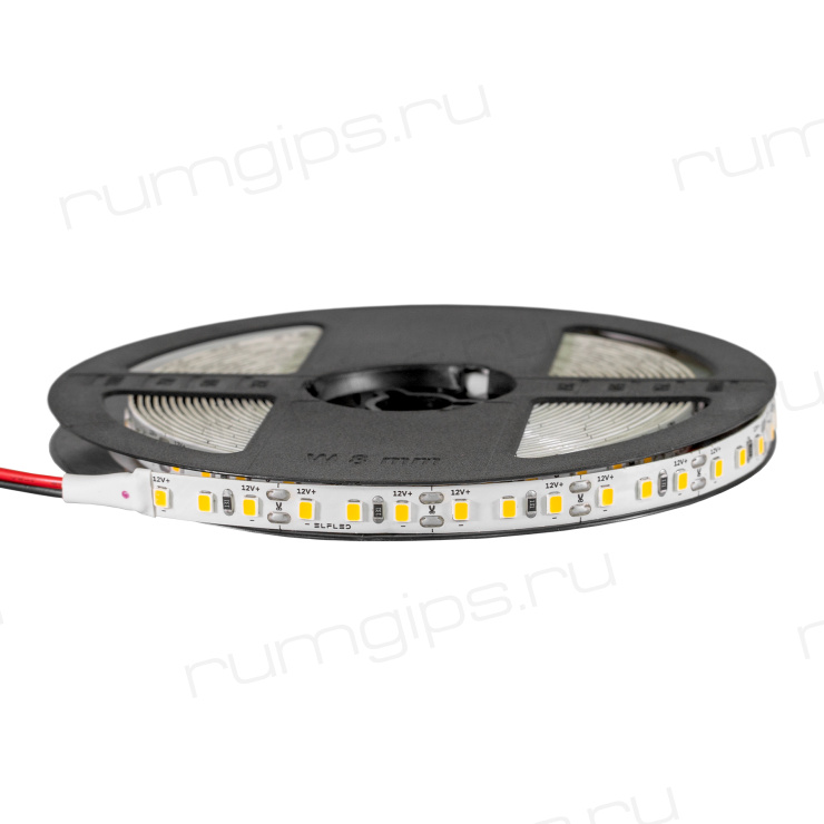 Лента светодиодная 600SMD диодов (2835) тип В, 12В, 5м, белый