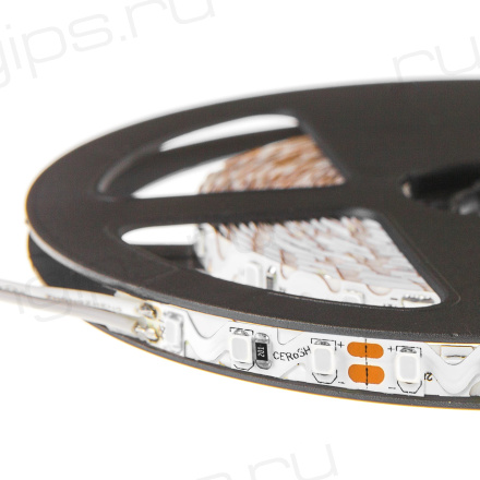 Лента светодиодная ELF, 480SMD (2835), 12В, 120град, 5м, желтая
