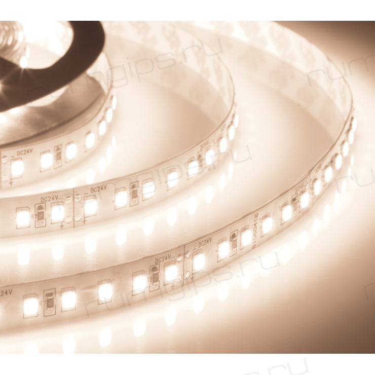 Лента светодиодная ELF 600SMD диодов (2835), 24В, 5м, ГИПЕР, белый нейтральный 4000-4500К