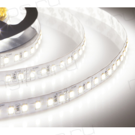 Лента светодиодная ELF 600SMD диодов (2835), 24В, 5м, ГИПЕР, белый дневной 5000-5500К