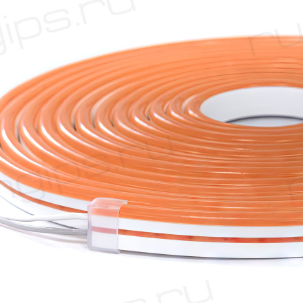 NeonLine ELF PVC интерьерный, боковой изгиб, 12В, IP53, 8мм, 1м, кратность реза  1см, оранжевый