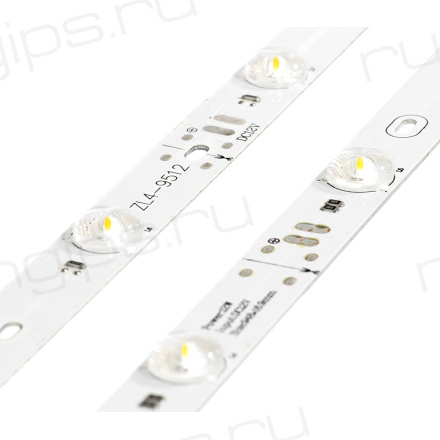 Линейка фронтальная светодиодная ELF 12SMD2835, 12В, 0.95м, с линзами 170гр, белый нейтр 4000-4500K