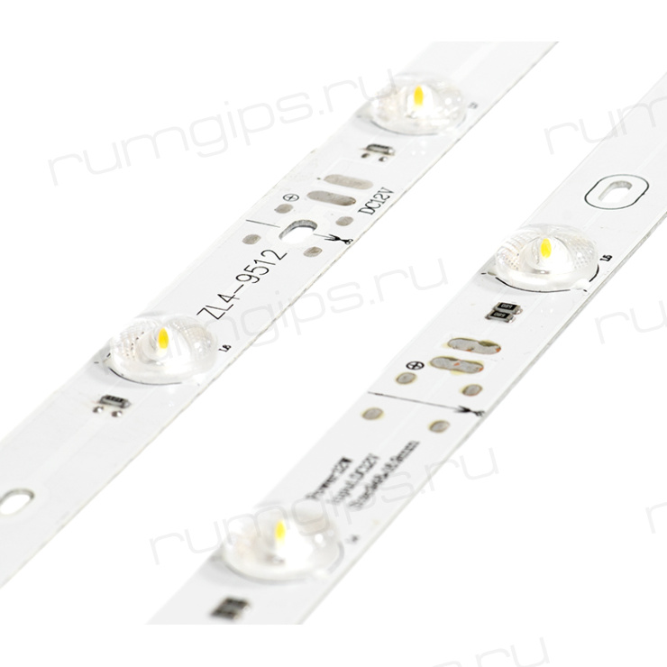 Линейка фронтальная светодиодная ELF 12SMD2835, 12В, 0.95м, с линзами 170гр, белый нейтр 4000-4500K
