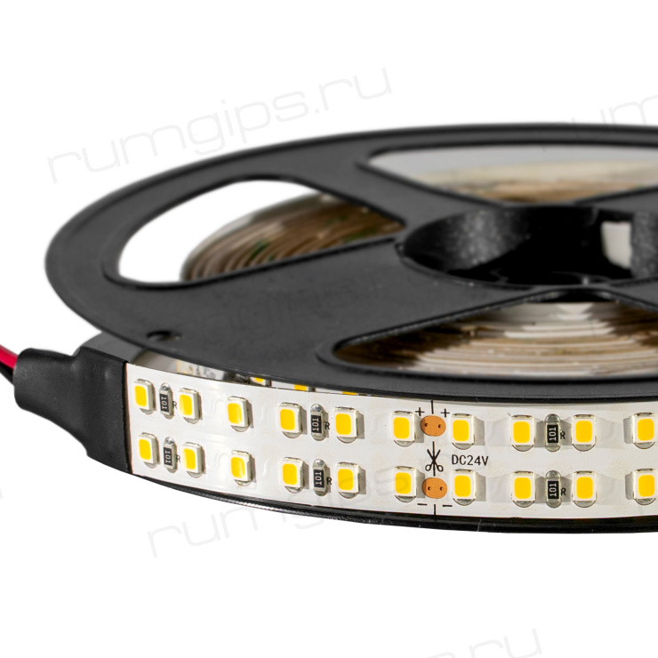 Лента светодиодная ELF 1400SMD диодов (2835), 24В, 5м, ГИПЕР, белый нейтральный 4000-4500К