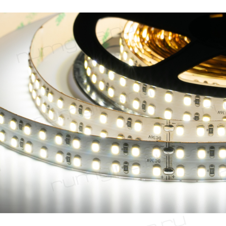 Лента светодиодная ELF 1400SMD диодов (2835), 24В, 5м, ГИПЕР, белый нейтральный 4000-4500К