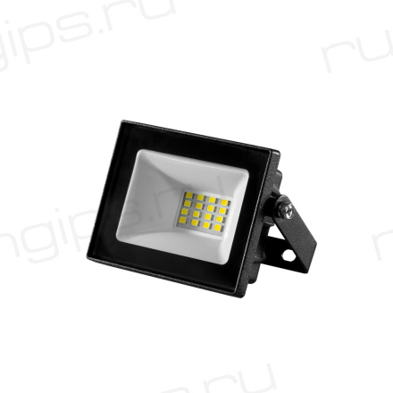 Прожектор светодиодный ELFLED, SMD, 20Вт, черный корпус, IP65, белый