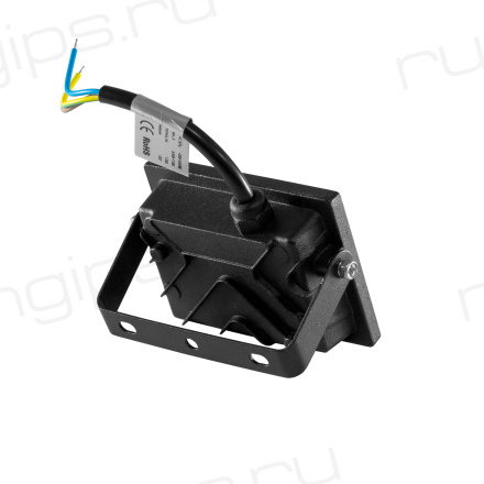 Прожектор светодиодный ELFLED, SMD, 20Вт, черный корпус, IP65, белый