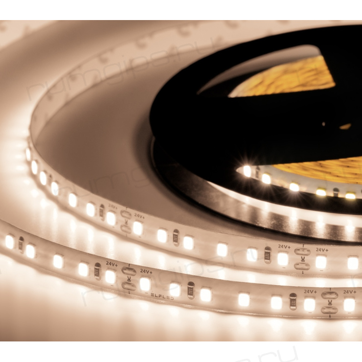Лента светодиодная ELF 600SMD диодов (2835), 24В, 5м, белый нейтральный 4000-4500К