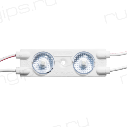 Модуль светодиодный ELFLED VIVO+ II PRO, 2SMD диод 2835, с линзой, 170гр.,12В, IP 67, белый