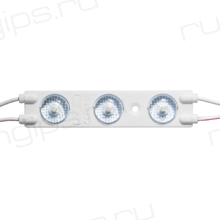 Модуль светодиодный ELFLED VIVO+ III PRO, 3SMD диод 2835, с линзой, 170гр.,12В, IP 67, белый