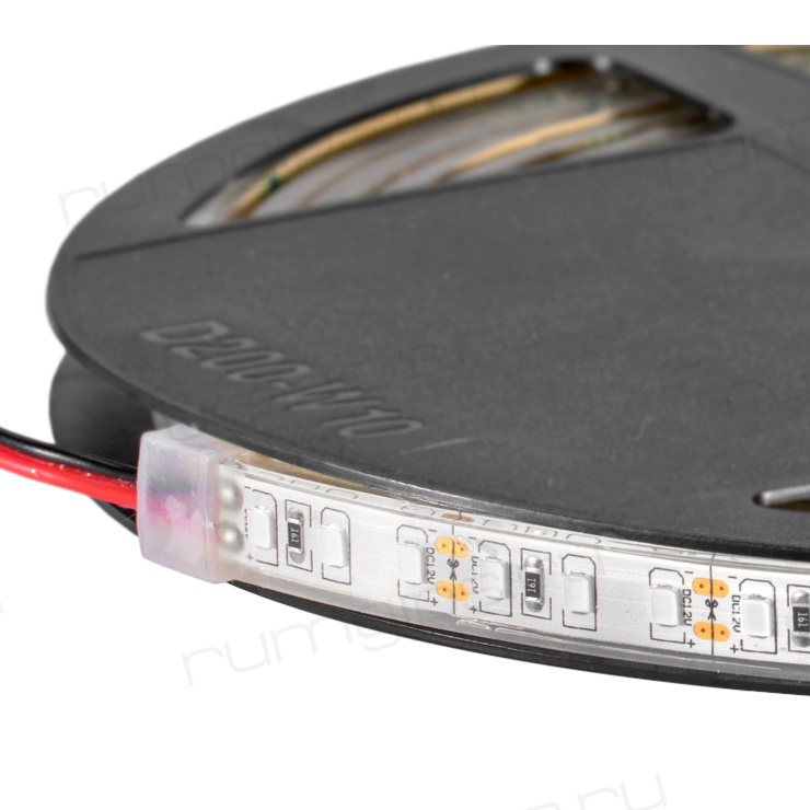 Лента светодиодная герметичная ELF 600SMD (2835), 12В, IP68, 5м, желтый