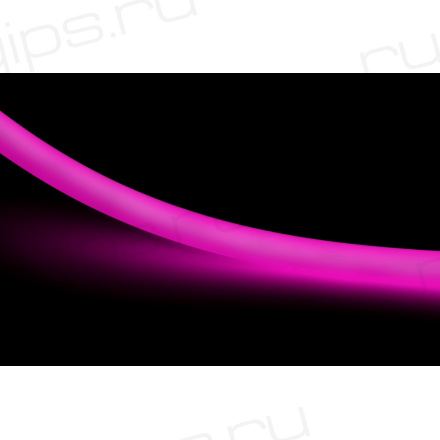 NeonLine ELFLED, круглый 360˚, 12В, IP68, ф16мм, 5м, розовый