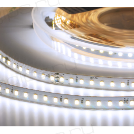Лента светодиодная ELFLED 1260SMD диодов (2835), 24В, 10м, Flowing Water, белый 6500-7000К