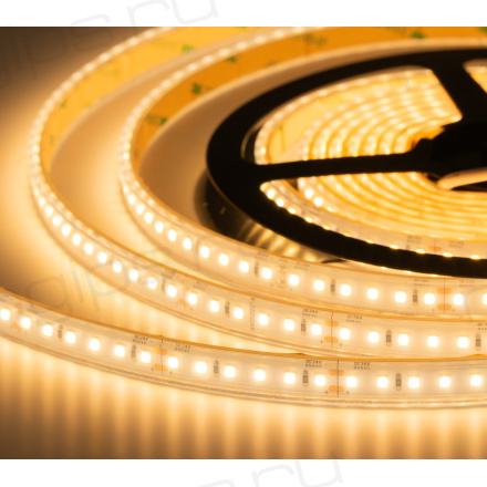 Лента светодиодная ELFLED 600SMD диодов (2835), 24В, IP67, 5м, САУНА, белый теплый 2800-3300К