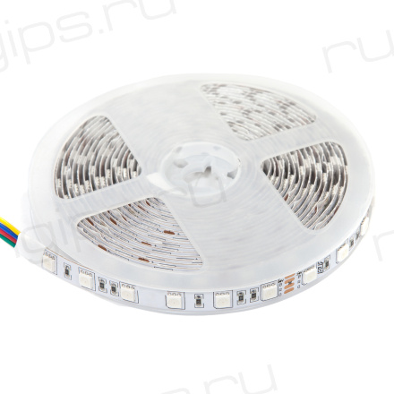 Лента светодиодная 300SMD диодов (5050) тип В, 24В, 5м, RGB
