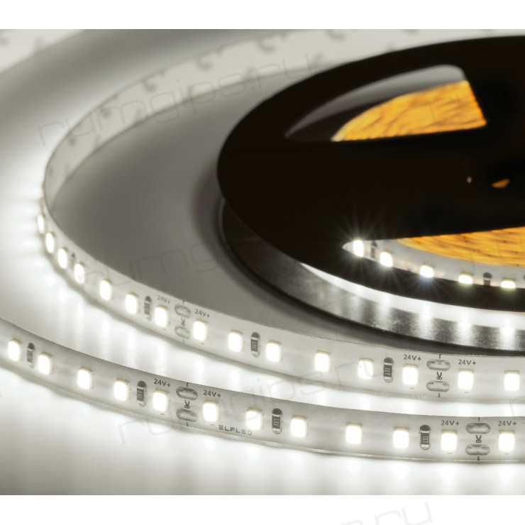 Лента светодиодная 600SMD диодов (2835) тип В, 24В, 5м, белый