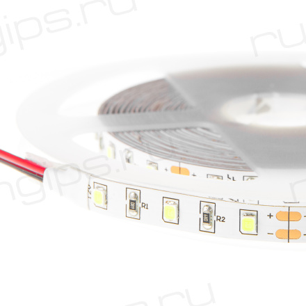 Лента светодиодная ELF 300SMD диодов (2835), 12В, 5м без пайки, белый 6500-7000К