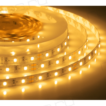 Лента светодиодная ELF 300SMD диодов (2835), 12В, 5м, белый теплый 2800-3300К