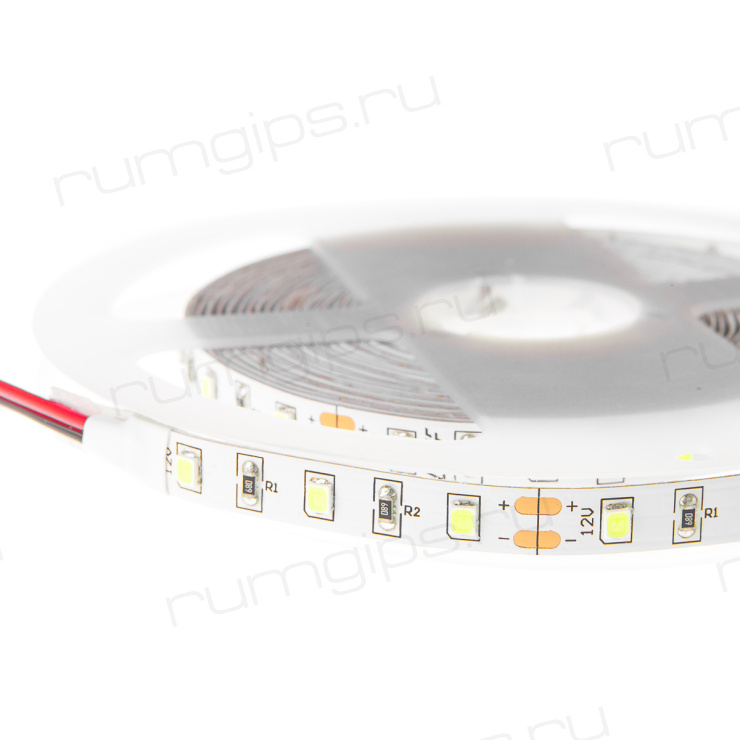 Лента светодиодная ELF 300SMD диодов (2835), 24В, 5м, белый дневной 5000-5500К