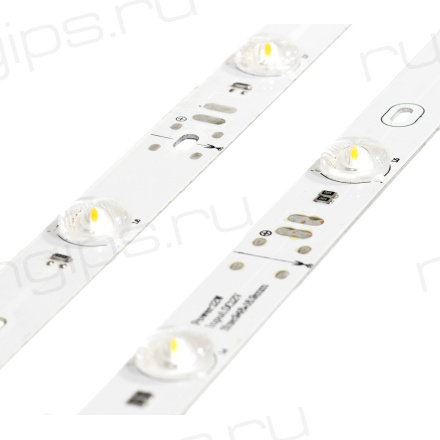 Линейка фронтальная светодиодная ELF 12SMD2835, 24В, 0.95м, с линзами 170гр, ,белый 6500-7000K
