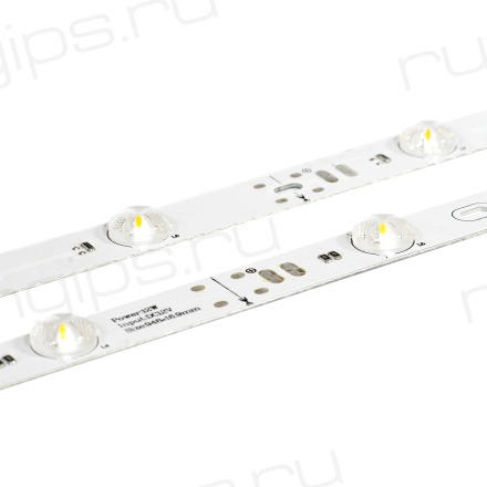 Линейка фронтальная светодиодная ELF 12SMD2835, 24В, 0.95м, с линзами 170гр, ,белый 6500-7000K