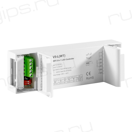 WiFi контроллер универсальный ELFLED V5-L (WT), 12/48В, 6A/канал