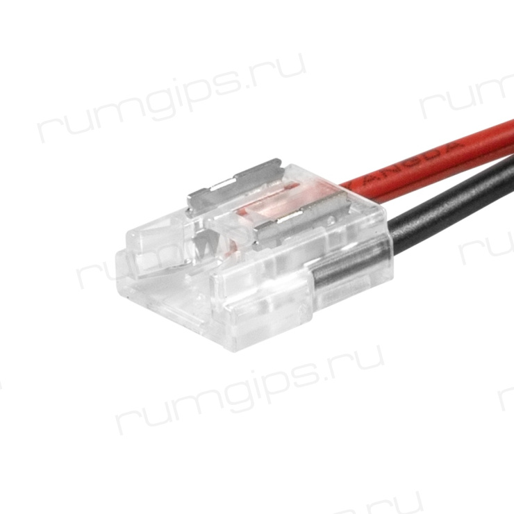 Коннектор 2pin/провод для SMD-лент 8мм, провод 10см