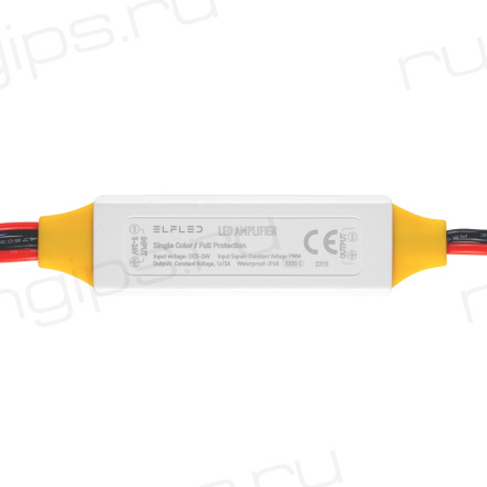 Усилитель 1-канальный ELFLED R1, 5/24B, 15A, IP68