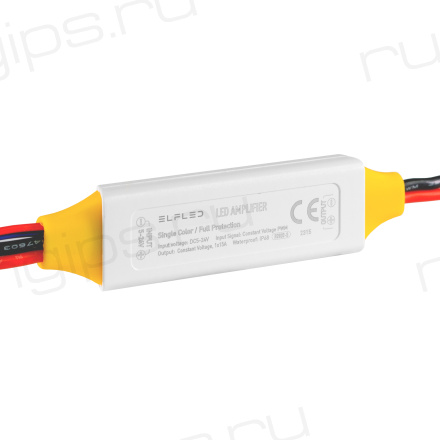 Усилитель 1-канальный ELFLED R1, 5/24B, 15A, IP68
