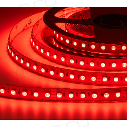 Лента светодиодная 600SMD диодов (3535) тип В, 24В, 5м, RGB