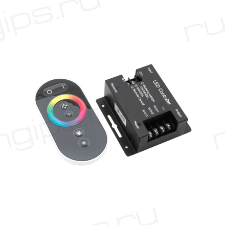 Led controller touch DELUCE 24А, 12/24 Вольт, RF-RGB-S-24A