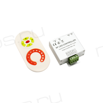 LED диммер белый сенсор 10 A, max:120W, 12/24V: 240W, RF-DIM-S5-10A