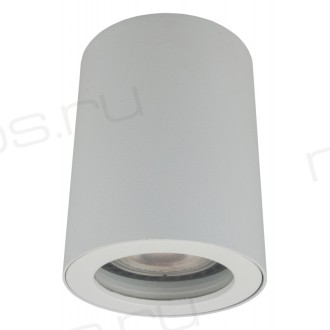 DK3007-WH Накладной светильник влагозащ., IP 44, 15 Вт, GU10, белый, алюминий