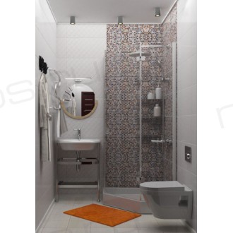DK3007-BK Накладной светильник влагозащ., IP 44, 15 Вт, GU10, черный, алюминий