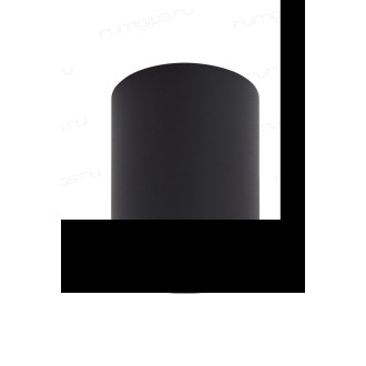 DK3007-BK Накладной светильник влагозащ., IP 44, 15 Вт, GU10, черный, алюминий