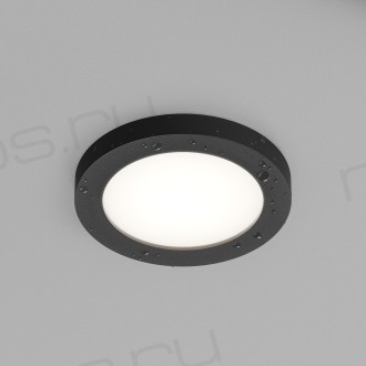 DK3012-BK Встраиваемый светильник влагозащ., IP 44, 50 Вт, GU10, черный, алюминий